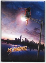 Ms Marvel TV Series Sitting On Top Of A Lightpost Refrigerator Magnet NEW UNUSED - £3.13 GBP