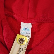 Mill Tex Hockey Florida Panthers Men's Red Hoodie Sweatshirt Size Large Chest 46 image 4