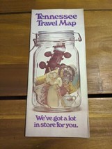 Vintage 1977 Tennessee Travel Map Brochure - £31.64 GBP