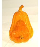Halloween/Thanksgiving LED Orange Plastic Glowing Pumpkin Lantern Light - £7.85 GBP