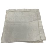 Vintage Linen Damask Napkins 16&quot; Set of  10 Ivory - $39.04 CAD