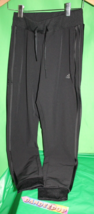 Adidas Black With Side Stripe Pants Joggers Size Women&#39;s XS - £31.19 GBP