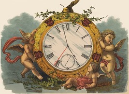 9534.Decoration Poster.Room Wall art.Home decor.Victorian Time watch ang... - £13.66 GBP+