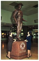 The Immortal Texas Ranger in lobby of Dallas Love Field Airport Postcard - £7.77 GBP