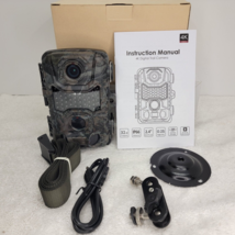 4K 32MP Trail Camera, Game Camera for Wildlife Monitoring - 120° PIR Angle - $39.89