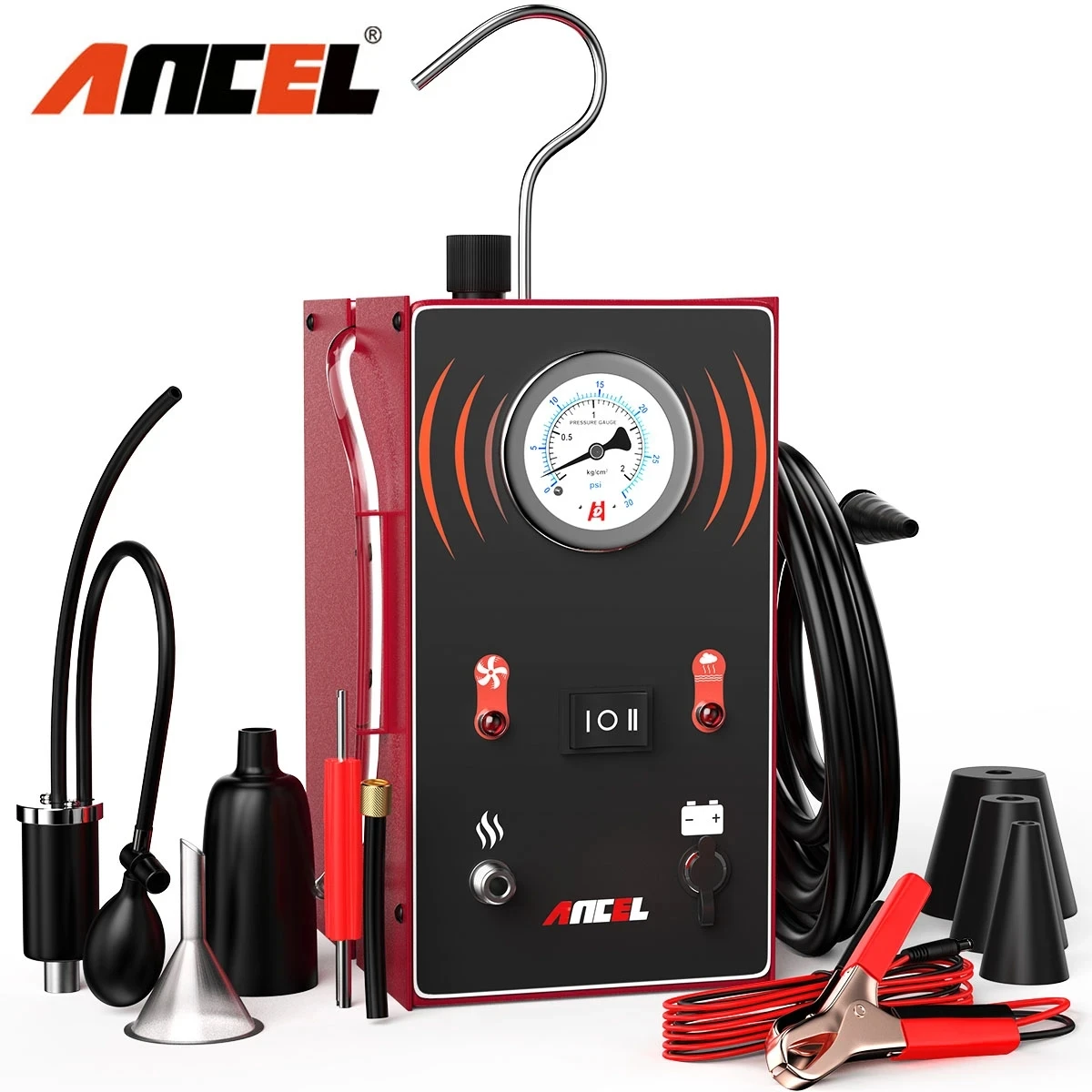 ANCEL S200 Car Smoke Leak Oil Pipe Leaks yzer Tester Evap Smoke hine Gas... - $376.37