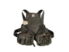Vintage Filson Fly Fishing Stripe Vest Camo Green - $10,620.58 MXN