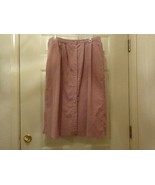 vtg 80s Alfred Dunner Button Down Corduroy  Skirt Mauve Pockets Size 14 - $314.66 MXN