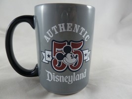 Disneyland Authentic Mickey Mouse Gray 55 years 1955 Coffee Mug 2010 - £9.68 GBP