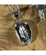 Sterling Silver Cowboy Hat Western Layering Necklace - $62.28 CAD