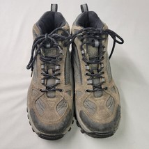 Lands End Womens Hiking Boots 10M Tan Black Lace Up 70835 2442 - €22,87 EUR