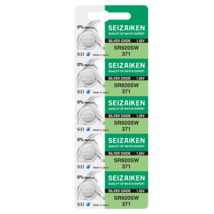 Seizaiken 371 SR920SW 1.55V 0%Hg Silver Oxide Watch Battery (5 Batteries) - $5.93