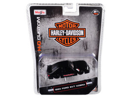 1993 Ford SVT Cobra Black Harley Davidson 1/64 Diecast Car Maisto - £15.07 GBP