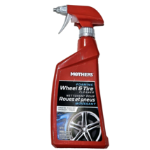 Mother&#39;s Foaming Cleans Most Car Wheel &amp; Tire Cleaner Spray On Rinse Off 710ml - £20.77 GBP