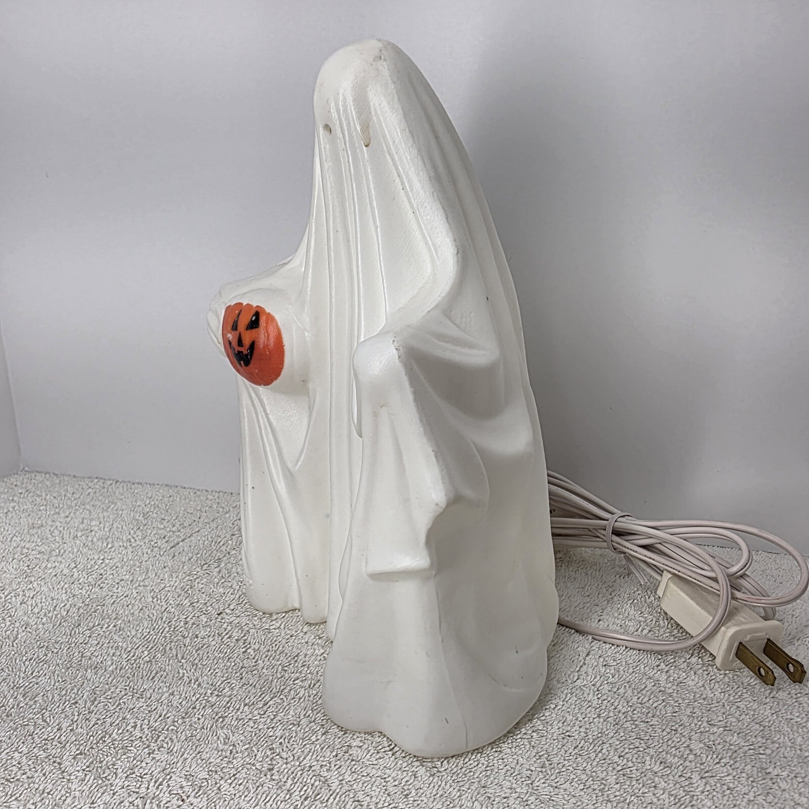 Belco Lites Corp Halloween Ghost Blow Mold Light Vintage 1979 - 9" Tall Item image 6