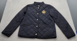 Lauren Ralph Lauren Quilted Jacket Womens XS Black Long Sleeve Lined Sna... - $65.09