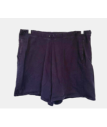 Womans Cotton/Poly Navy Knit Shorts, 2 Side Pockets, Elastic Waist, 18W-... - $26.65 CAD