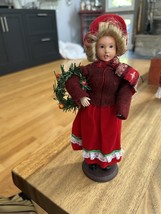 Vintage Christmas Choir Girl Caroler Figurine - 2 - $202.98 MXN