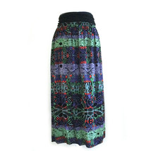 Angie Boho Womens Multicolor Long Maxi Skirt Size S Colorful - £13.14 GBP