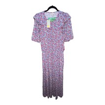Boden Womens Glorious British Style Dress Floral Half Sleeve Multi-Color Sz 10 L - £76.76 GBP