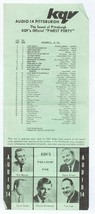 ORIGINAL Vintage KQV Pittsburgh November 22 1966 Music Survey Beach Boys - £11.72 GBP