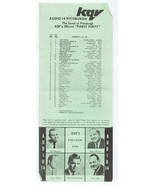 ORIGINAL Vintage KQV Pittsburgh November 22 1966 Music Survey Beach Boys - $14.84