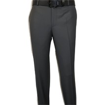 Men&#39;s MONO Turkey Slacks 100% Wool Plain Front Regular Fit 2501-06 Charc... - $99.99