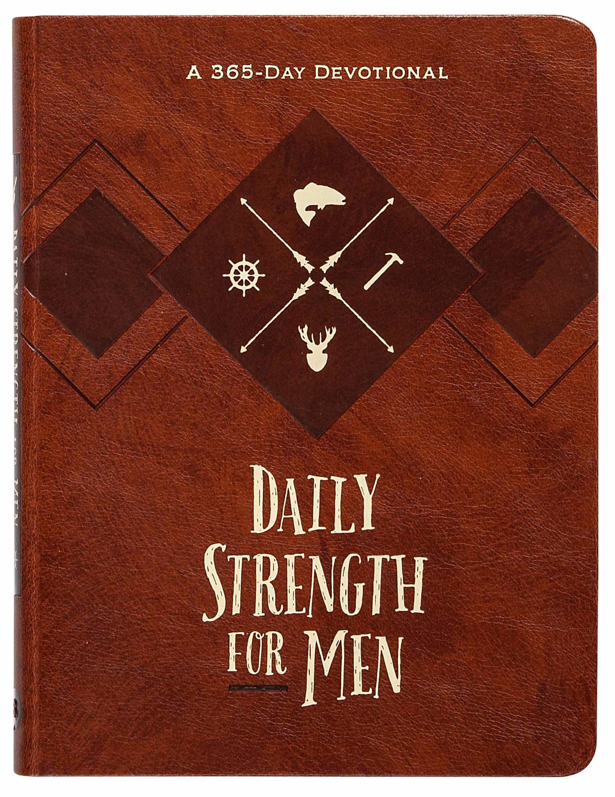 Daily Strength for Men: A 365-Day Devotional (Faux Leather) ย Inspirational Word Item image 2