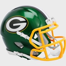 Vert Bay Packers Flash Mini Vitesse Casque - £37.97 GBP