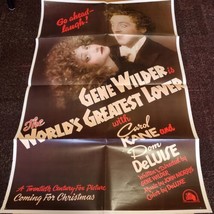 The World&#39;s Greatest Lover 1977 Starring Gene Wilder Original Vintage Movie P... - £23.22 GBP