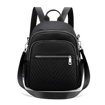 Backpack for Women Nylon Travel Backpack Purse Black Small School Bag for Girls  - £119.94 GBP