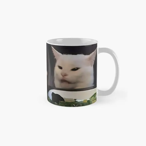 Woman Yelling At A Cat Mug Gifts Tea Coffee Drinkware Cup - $19.99