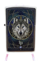 Celestial Wolf By Lisa Parker Authentic Zippo  Street Chrome Finish - £21.86 GBP