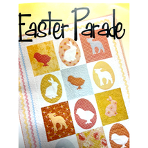 EASTER PARADE Quilt Pattern by Crazy Old Ladies | #COL472 | Chicks, Bunny, Lamb - £11.03 GBP