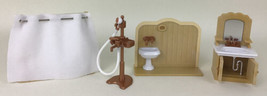 Calico Critters Country Bathroom House Replacement Furniture Vanity Sink Epoch - £11.63 GBP