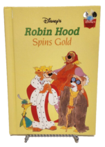 Walt Disney Robin Hood Spins Gold 1979 Book 1st American Edition Grolier - $12.19