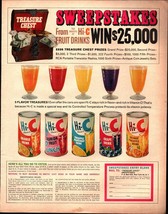 1964 Hi-C Drinks Sweepstakes Treasure Chest Orange Punch Vintage Print A... - $25.98