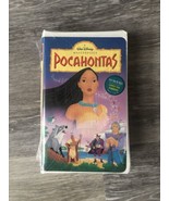 NEW SEALED Walt Disney Pocahontas VHS 1996 Masterpiece Collection Movie - £6.21 GBP
