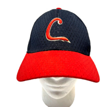 Vintage OC Sports Red Blue Embroidered C Proflex Baseball Cap Fitted Adu... - $14.58