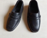 Ken Allan Barbie Doll 1970s Black Loafers Shoes Korea - $8.86