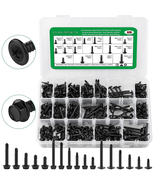 Self Tapping Screws Kit, 325PCS Black Oxide Stainless Steel, 1/2&quot; to 1-1/4 - $30.47 CAD