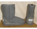 UGG Australia Gray Grey Classic Short Suede Boots KIDS Girls Size US 2 N... - £67.65 GBP