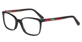 Runway Couture RCE-280 Black Eyeglasses with Multi-Colored Temples 50/16... - $24.70
