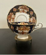 Vtg Heirloom Footed Cup &amp; Saucer Royal Albert (Bone China Stamp) - $906.23 MXN