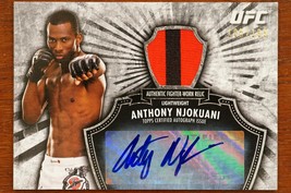 2012 Topps UFC Bloodlines Fighter Relics AUTO FAR-AN Anthony Njokuani 185/199 - £15.56 GBP