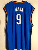 Adidas NBA Jersey Oklahoma City Thunder Serge Ibaka Blue Men&#39;s S - $9.89