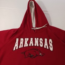 Stadium Athletics Arkansas Razorbacks Mens Red Cotton Blend Hoodie Sweatshirt XL image 5