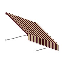 Awntech SANT21-US-6BT 6.38 ft. Santa Fe Twisted Rope Arm Window &amp; Entry Awning - £517.67 GBP