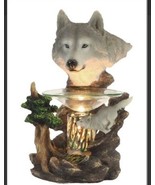 Wolf Fragrance Lamp Tart Oil Warmer  with Dimmer - $42.00