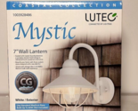 LUTEC Coastal Collection Mystic 1-Light 7 in. White Outdoor Wall Lantern... - $36.43